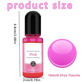 BDBFPAN 8Stück Farbpigmente Für Gießpulver,Farbe Für Gießpulver Gießpulver Farbe Betonpigment Für Gipsbeschichtung DIY Produktion Zementbeschichtung Farbige Pigmente