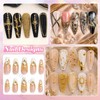 Gold Caviar Beads 0.8-2mm, Nail Chains & Metal Beads Acrylic