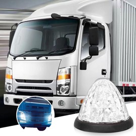 Trailer Lights - Under Glow Wheel Lights for Truck,Roof Mushroom Lamp Warning Stop Turn Signal Assemblies for Automotive Car Bus Van Boat
