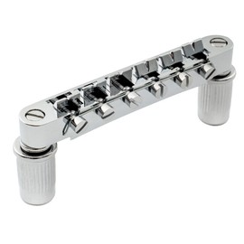 Musiclily ABR-1 Style Tune-o-matic Guitar Bridge for Les Paul Style Electric Guitar,Chrome