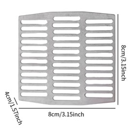 Colcolo 40Pcs Stainless Steel Brick Weep Hole Covers for Brick Walls Can Be Cut or Stacked Replacement Spare Parts Fill Weep Holes