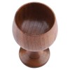 VIFERR Wooden Goblet Vintage Wooden Wine Goblet First Class Natural