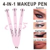 EONFAVE 4-in-1 Makeup Pen, Eyeliner, Brow Liner, Lip Liner &