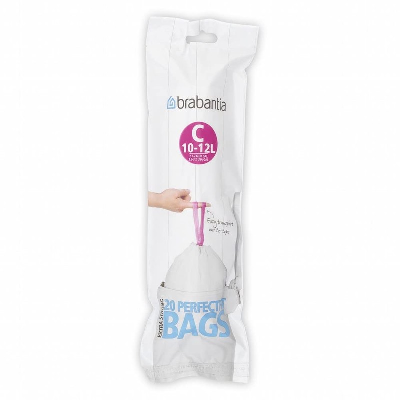 Brabantia Bin Liners (10-12 Litres (C) (60 Pieces)