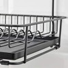 Ikea TSSP Dish Drainer, Black(Length: 29.8 cm Width: 38.5 cm