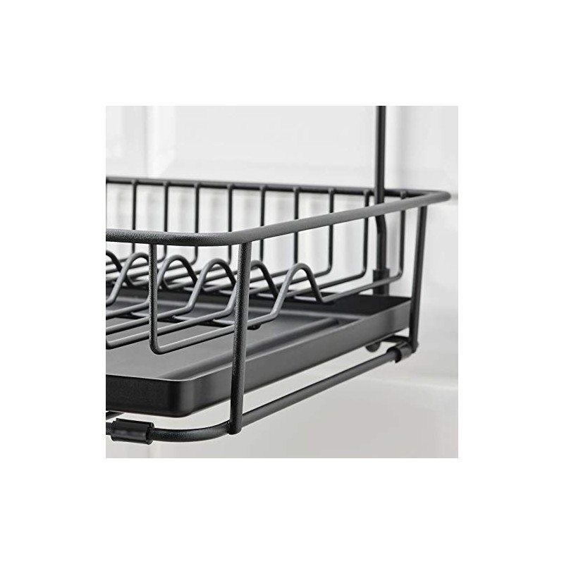 Ikea TSSP Dish Drainer, Black(Length: 29.8 cm Width: 38.5 cm