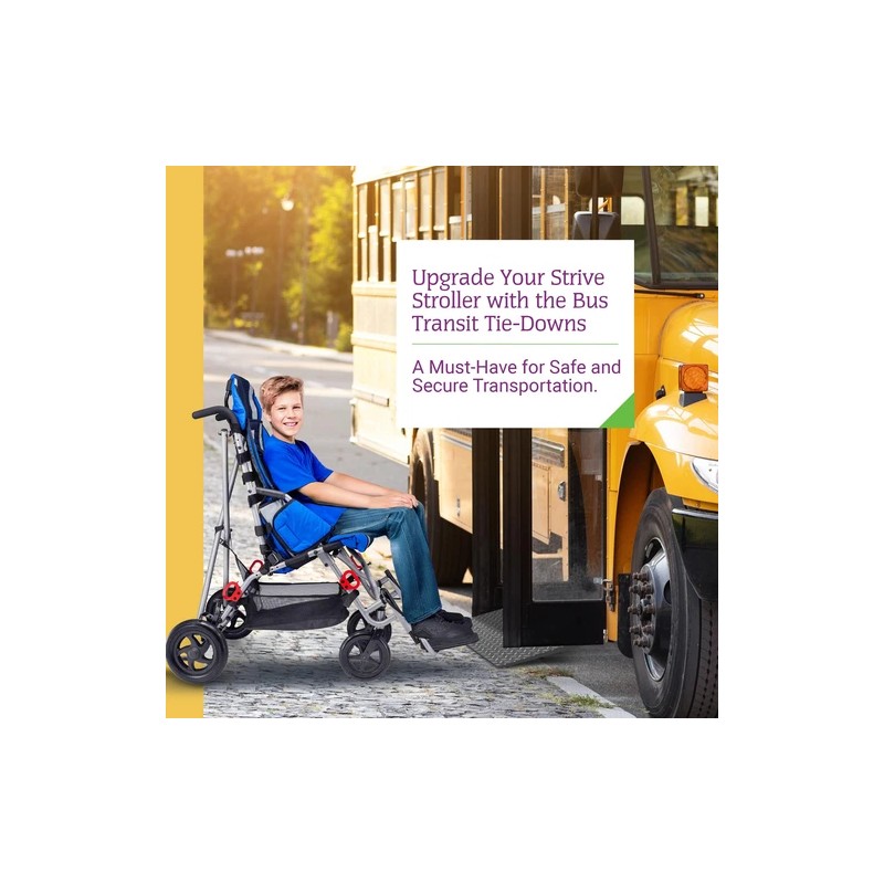 Circle Specialty Bus Transit Tie-Downs for Strive Adaptive Stroller –