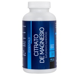 NLS Essentials® | CITRATO DE MAGNESIO PURO | 120 cápsulas | Alta Absorción | 2,597mg por porción
