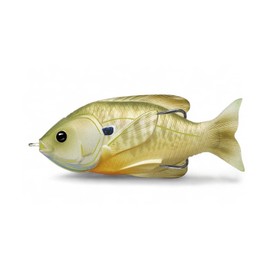Sunfish Bluegill Hollow Body Topwater Lure 3 1/2" Pumpkinseed Fishing Lures Bass Jigging Bait Jig Lure Weedless Soft Plastic Swimbait Accessories Freshwater