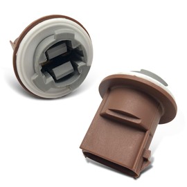 UGSHY 2 PCS Car Rear Tail Light Socket, Plastic Contact Two-pin Plug Play Light Bulb Wiring Harness Plug, JPDZ003-12 Replacement Accessories, Compatible with Polaris RZR S800 900 XP ACE FTVWH (Brown)