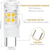 Unbranded 5x G8 LED Bulb Non-Dimmable 2.5W 17-2835SMD 3000K Cabinet