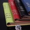 Dark Blue Vintage Leather Ring Binder Notebook, A5(17 * 23cm/6.6