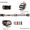 Lionheart glory Plaid Dog Collar, Brown black grid, Small (Pack