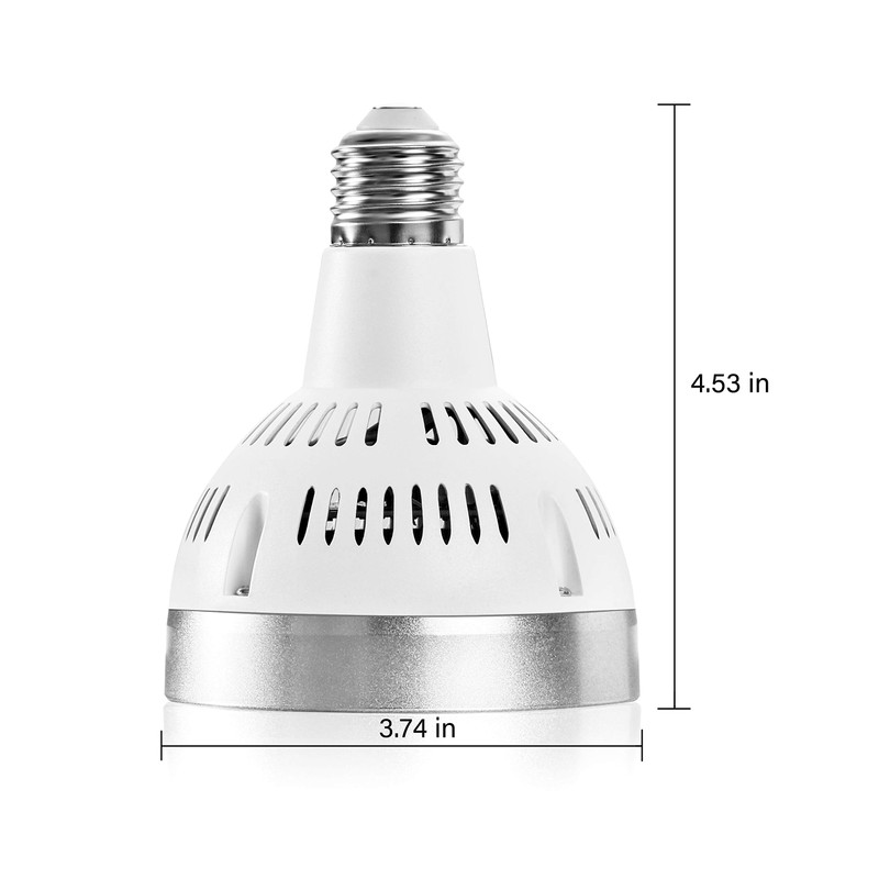 LED Pool Light Bulb120V 50W, Bright Light 5000LM, E26/E27 Base,