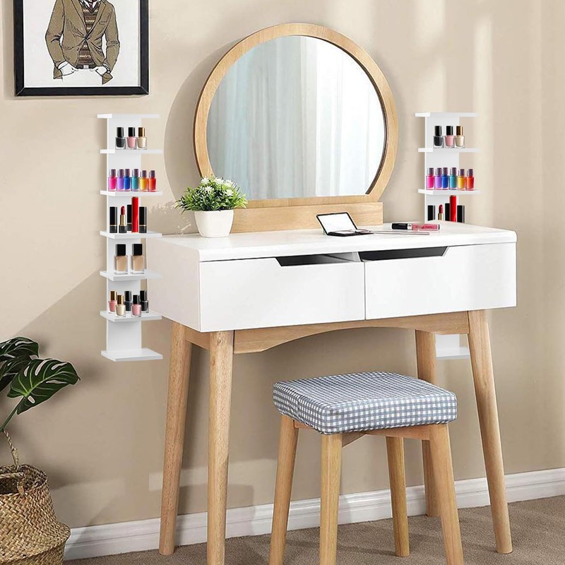 Hlimior 2 Pack 7 Tier Wall Shelf Unit - Lack