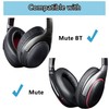 TaiZiChangQin Replacement Ear Pads Compatible with Devil Mute BT Mute