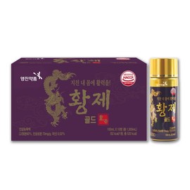 [영진] 황제골드 100ml x 10병 [Youngjin] Emperor Gold 100ml x 10 Bottles
