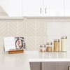 Peel and Stick Backsplash for Kitchen,New Upgrade Herringbone Premium Tiles,Stick