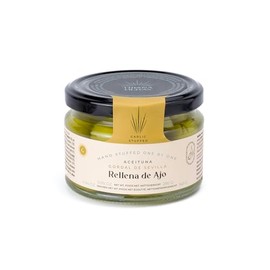 Triana Olivas by Don Gastronom. Gordal Olives from Seville stuffed with Garlic. 280g (9.88oz)