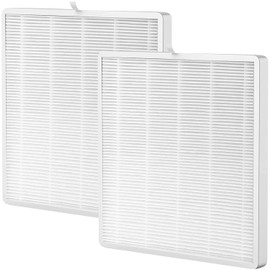 E-300L True HEPA Replacement Filter Compatible with Mooka E-300L Air Cleaner Purifier,2-Pack H13 HEPA Activated Carbon,2-in-1 3-Stage Filtration Air Clean Dust,Pack of 2