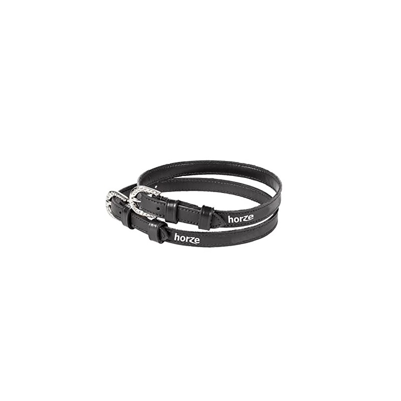 HORZE Essex Spur Straps - Black - One Size