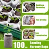 MQHUAYU Seed Starter Tray with Grow Light, 2 Pack 80