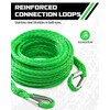 DAYDOOR Winch Rope Extension, 3/8'' x 50ft Synthetic Winch Extension