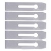 5Pcs Planer Blades Steel 38mm Portable Knife Replacement Accessories for