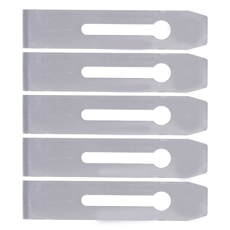 5Pcs Planer Blades Steel 38mm Portable Knife Replacement Accessories for