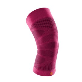 Bauerfeind Knee Sleeve "Sports Compression Knee Support", 1 Unisex Sports Knee Brace for Football, Running or Fitness, Right and Left Wearable Knee Brace, pink, m