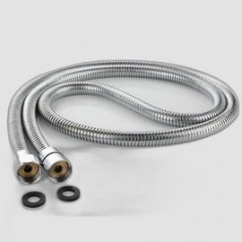 Bathroom shower hose self-replaceable stainless steel line tangle prevention Rust proof 2m 5ea