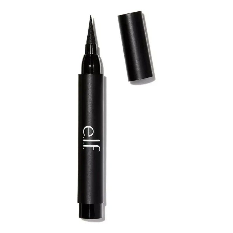 Delineador Fibra E.L.F. Cosmetics Intense Ink Eyeliner Negro Blackest Black