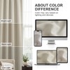 PONY DANCE Cream Short Window Curtains for Kitchen 30 inch