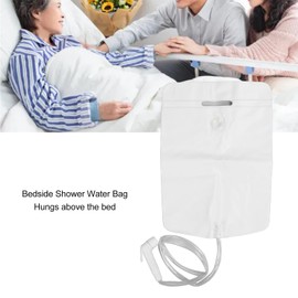 Bedside Shower Water Bag, Portable Water Shower Bag for Disabled Elderly for Hair Washing in Bed, Designed with Handle, Use with Inflatable Hair Washing Basin
