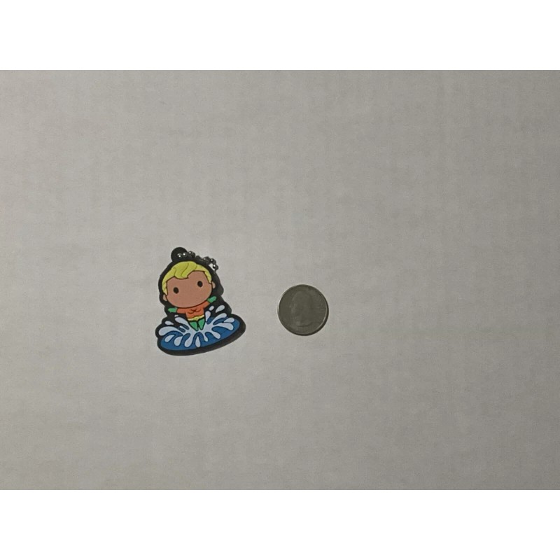 AQUAMAN dc super power chibi keychain **quarter to show size**