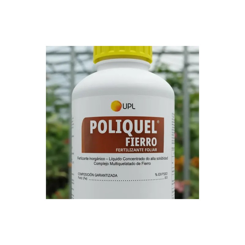 1 L Fertilizante Poliquel Multiquelatado Fierro Para Plantas Quelato De