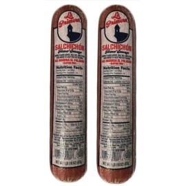 La Primera 2 Pks SALCHICHON LA PRIMERA  1LB Each One Gluten Free Farmer Sausage