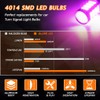 GLOFE High Power 92smd LED Bulbs 14000K Pink Purple 3157