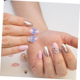 OHPHCALL 7grids Nail Charms Bow and Design for Elegant Manicure Art of Nail Gems for Women for Parties and Special Occasions Easy to Use