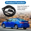 HLUCHY 80830-3RA0A-A11 Front Right Door Rubber Seal Weatherstrip Replacement Replacement
