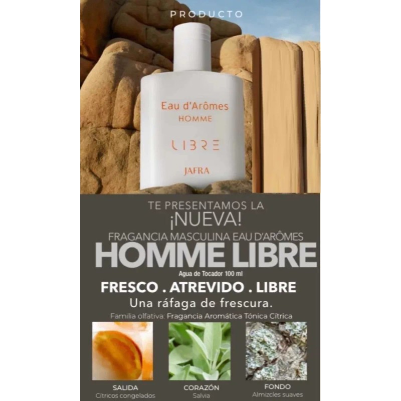 Jafra Nueva Agua De Aromas Libre Para Hombre Muy Rico