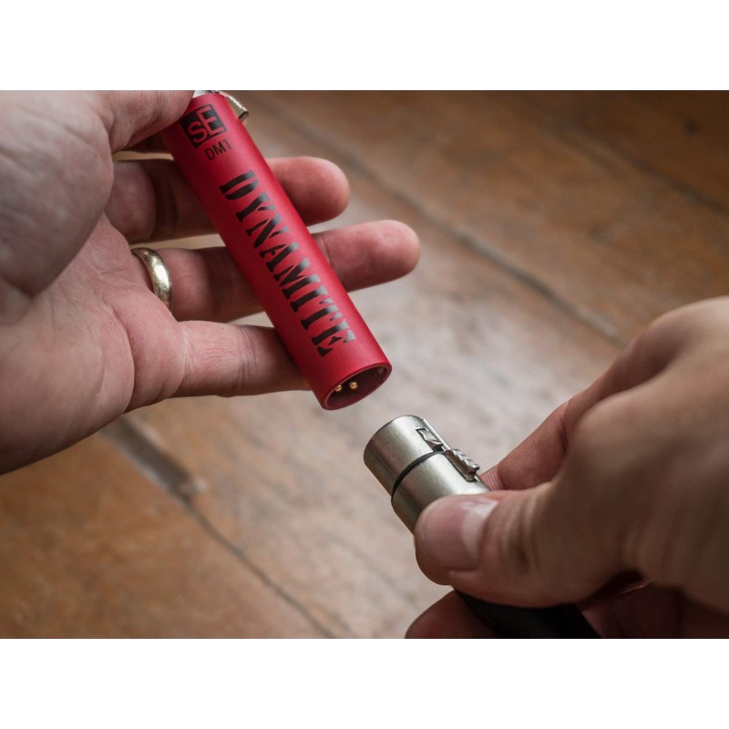 sE Electronics DM1 DYNAMITE In-Line Microphone Preamplifier, Red
