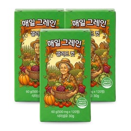 매일 그레인 샐러드 컷 식이섬유 타블렛 500mg x 120정 3개 Daily Grain Salad Cut Dietary Fiber Tablet 500mg x 120 tablets 3 packs
