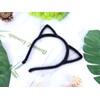 Bonnie Z. Leonardo Furry Cat Ears Headband Black