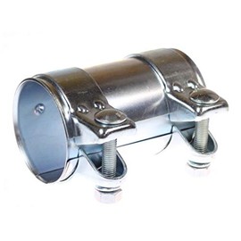 Exhaust Universal Pipe Connector 70 x 125 mm Double Clamp