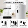 PINENUTS Automatic Soap Dispenser 13oz. Wall Mount Touchless 4 Gear