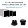 uxcell Adjustable Leveling Feet 25 x 25mm Square Inserts Furniture