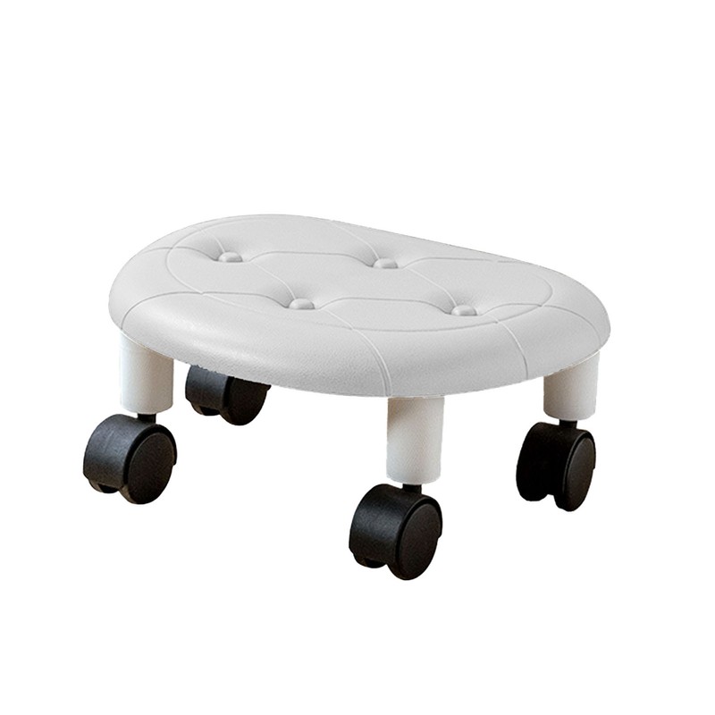 Low Roller Seating PU Surface Plastic Structure Movable Universal Wheels