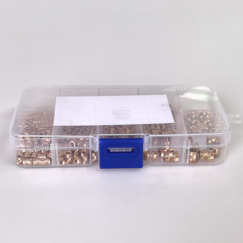 340 Pcs Threaded Inserts for Plastic, M2 M2.5 M3 M4
