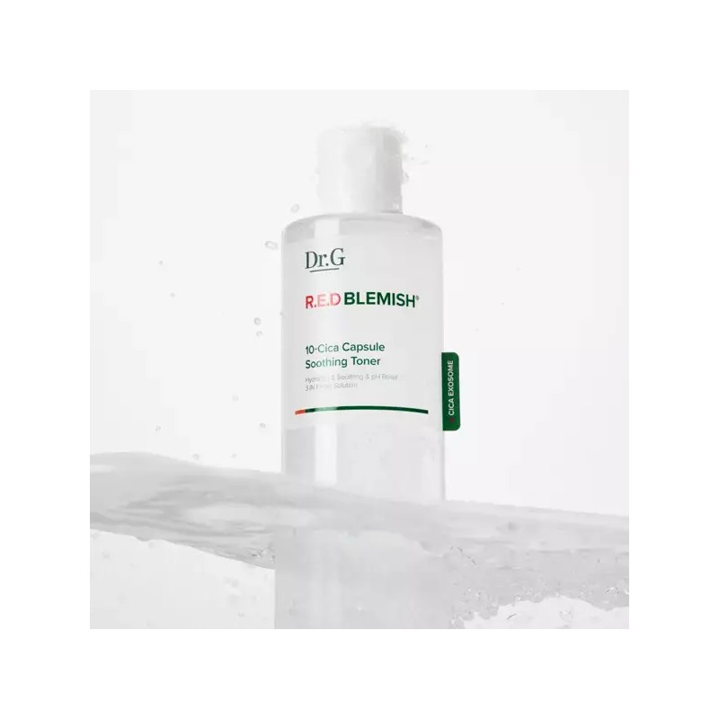 Dr.G [닥터지] 레드 블레미쉬 10-시카 캡슐 수딩 토너 300mL [Dr.G]